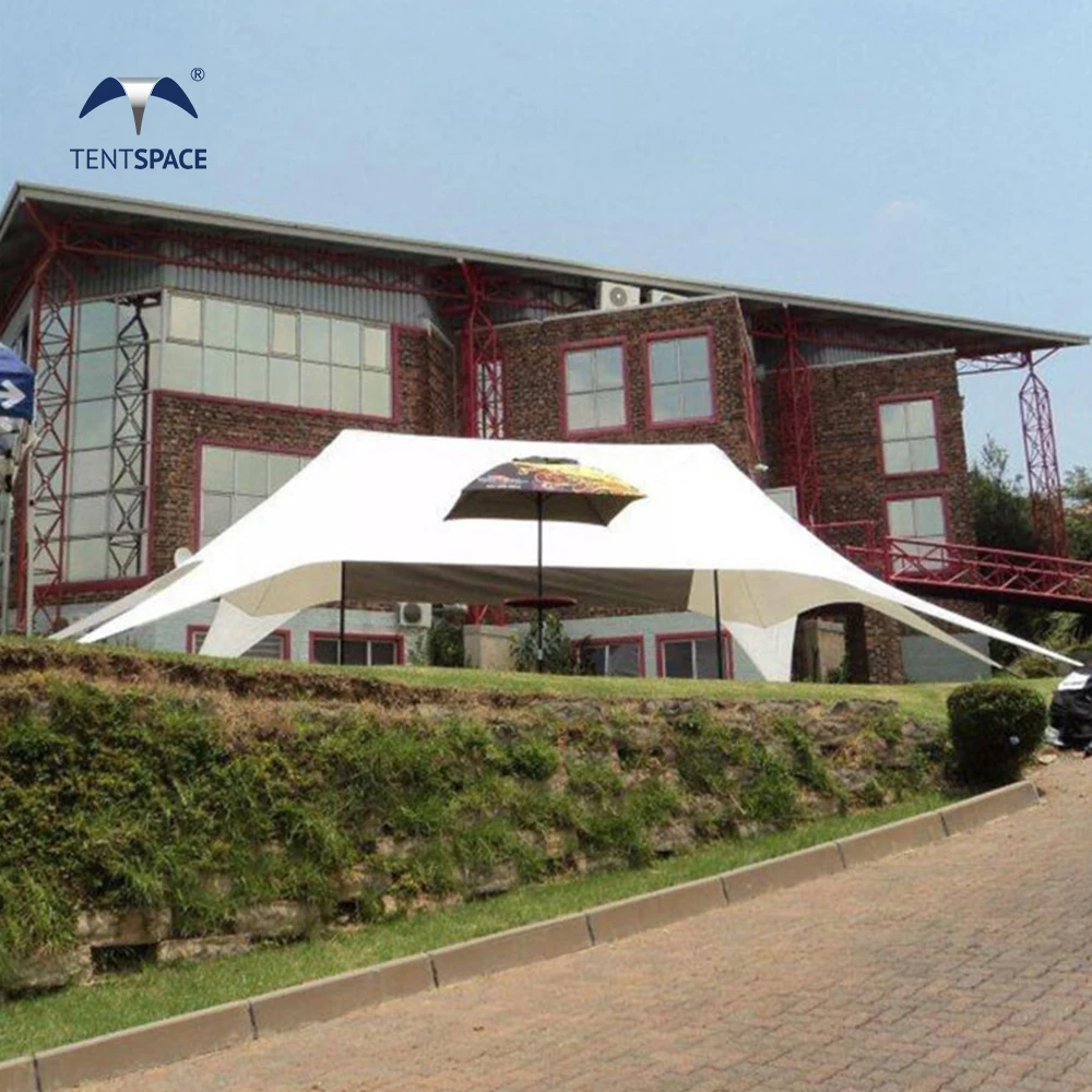 Customized Star Tent Shade With Logo White Large Tent Dye Sublimation Printing Waterproof Oxford Exhibition Tent For Beach Show