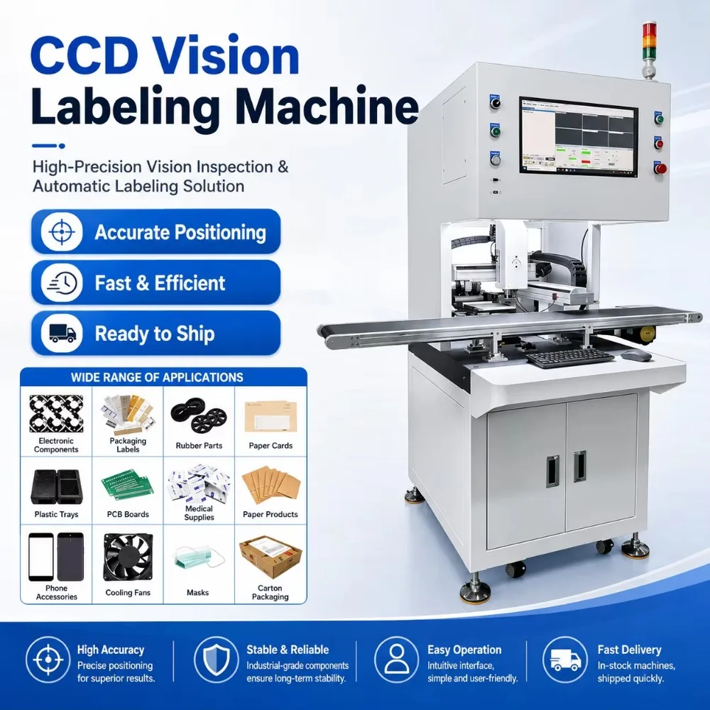 Smart AI Visual Inspection Machine for Automated Production Line QC, Defect Detection, OCR & Custom Vision Inspection System