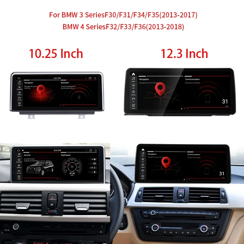 Android Car Radio GPS Dvd Media Player with Entertainment System for 3 Series F30 F31 F34 F35