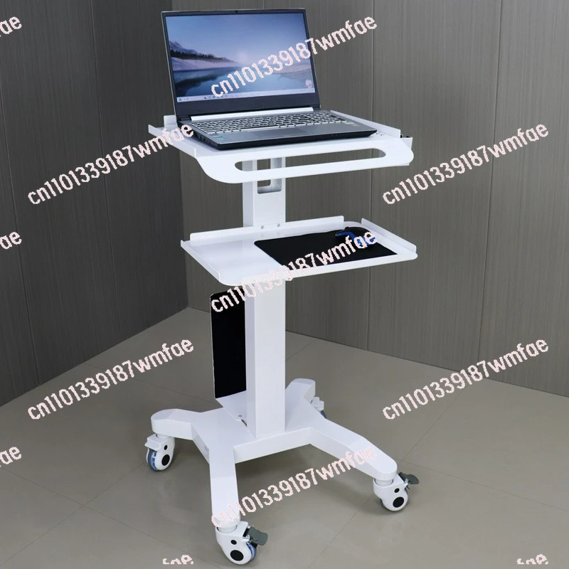 Dental mobile mouth scan trolley Multifunctional instrument Instrument trolley Oral endoscope Notebook Medical display table - view 2