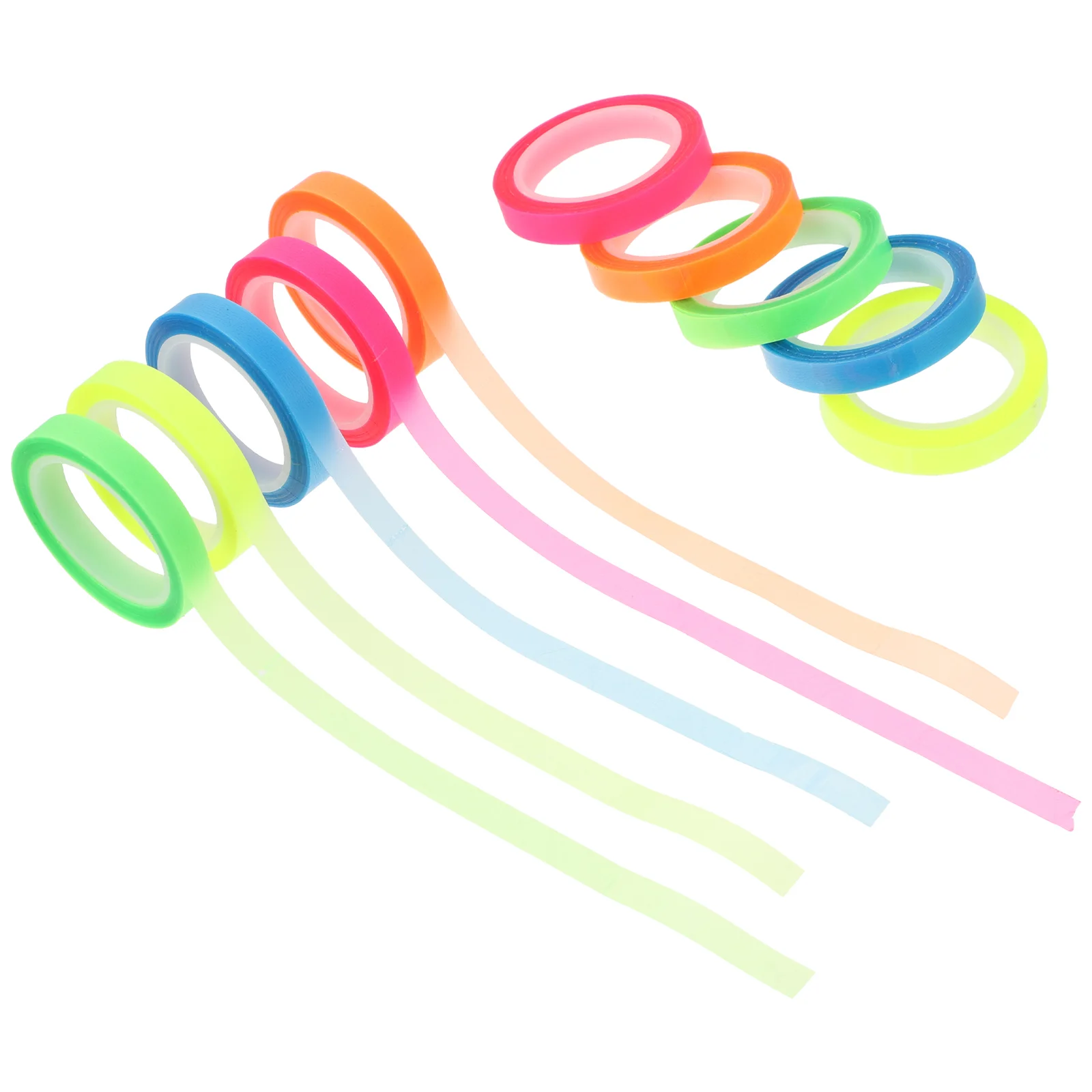 

10 Rolls Waterproof Index Sticker Sticky Notes Sentence Tapes Book Tabs for Annotating Books Highlighter The Pet Transparent