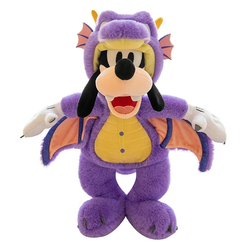 Simpatico peluche viola appiccicoso dell'amico di Topolino a tema Halloween, bambola personaggio dei cartoni animati per bambini, regalo del festival di Natale