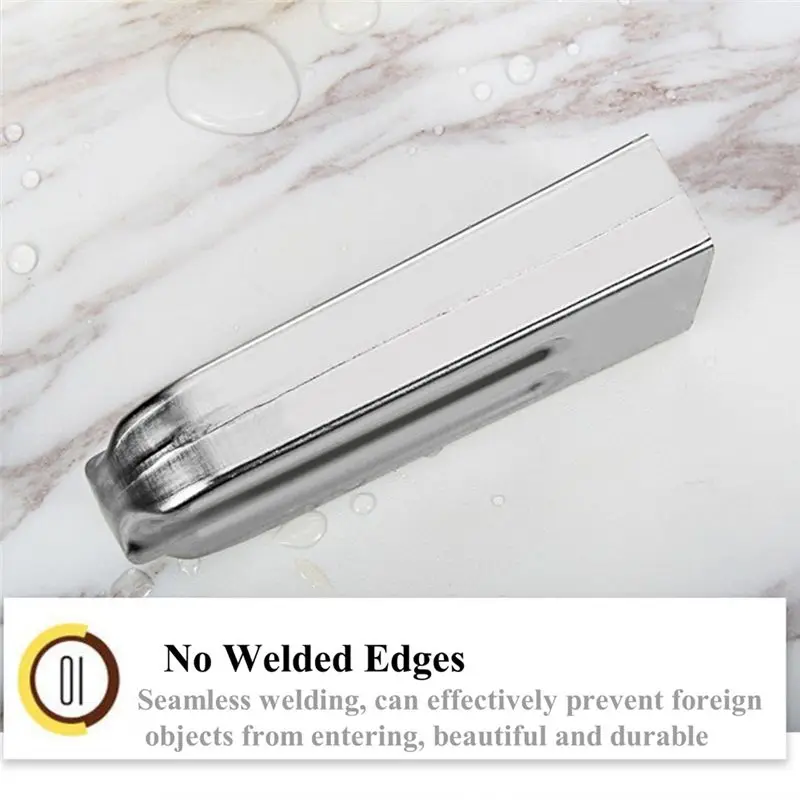 AT21-10Pcs Stainless Steel Molds Ice Cream Molds With 1 Cleaning Brush + 1 Rack