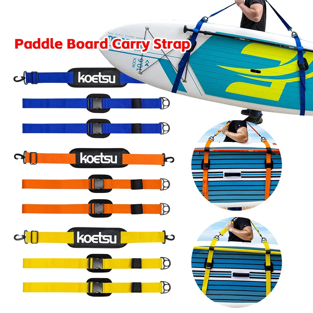 

Paddle Board Carry Strap with Adjustable Surfboard Shoulder Strap Stand Up Surf Paddle Board Carrier Paddleboard Accessories