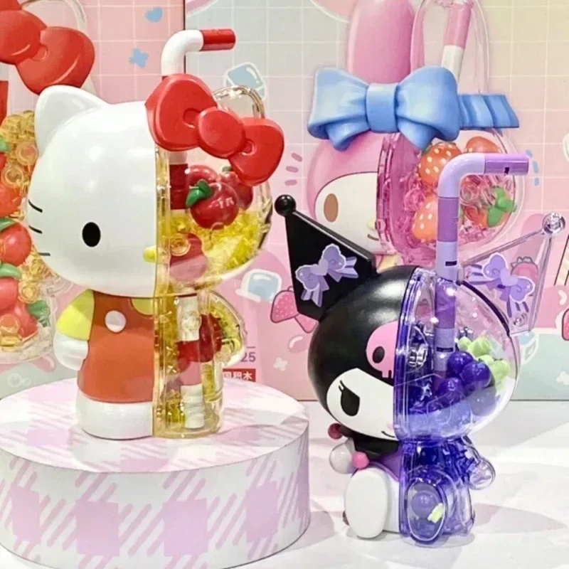 Sanrio Bouwstenen Wonder Grote Pop Bubble Soda My Melody Hello Kitty Kuromi Cinnamoroll Splicing Model Ornament Gift