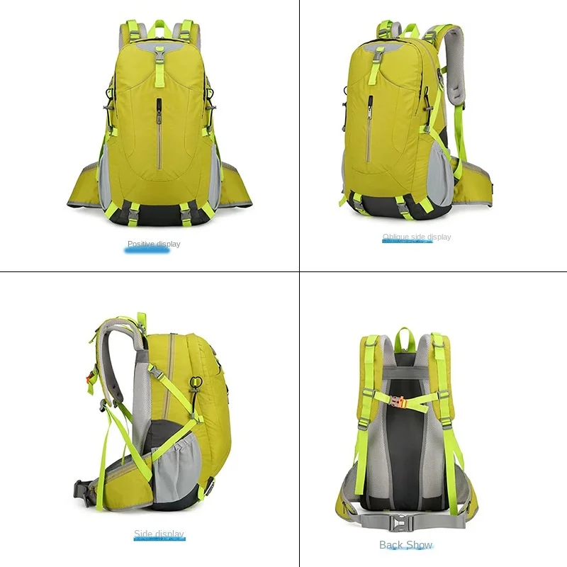 40L Waterproof travel hiking backpack fashion outdoor sports and casual all-matching and lightweight climbing luggage backpack