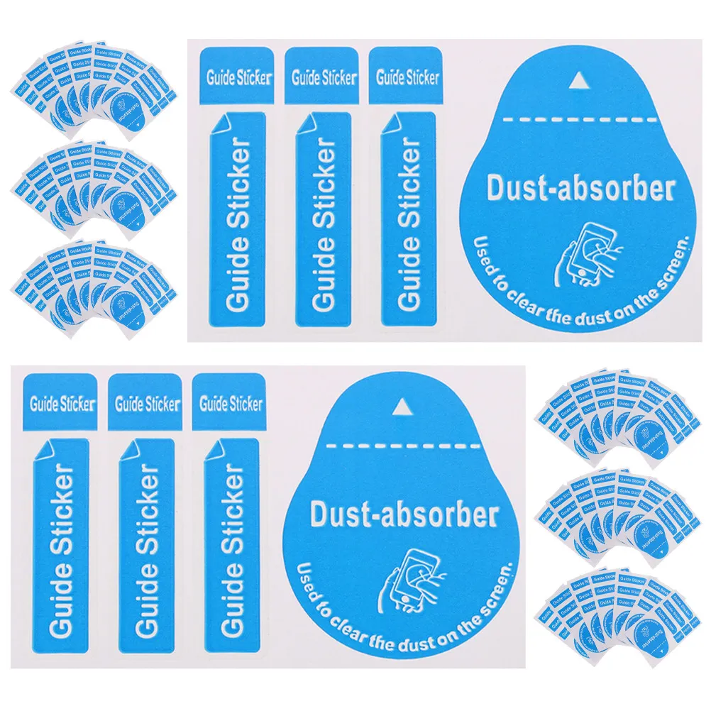 

200Pcs Phone Screen Dedust Sticker Premium LCD Dust Absorber for Mobile Tablet Screen Cleaning Dust Removal Guide Stickers