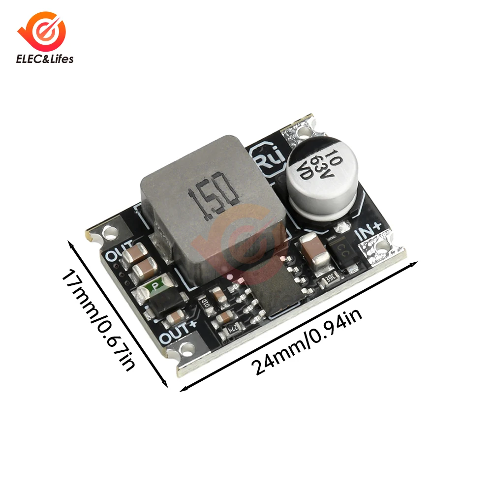 DC-DC Step Down Power Supply Module DC 5-60V To 3.3V/5V/12V 3A Voltage Adjustable Buck Converter Module Voltage Regulators