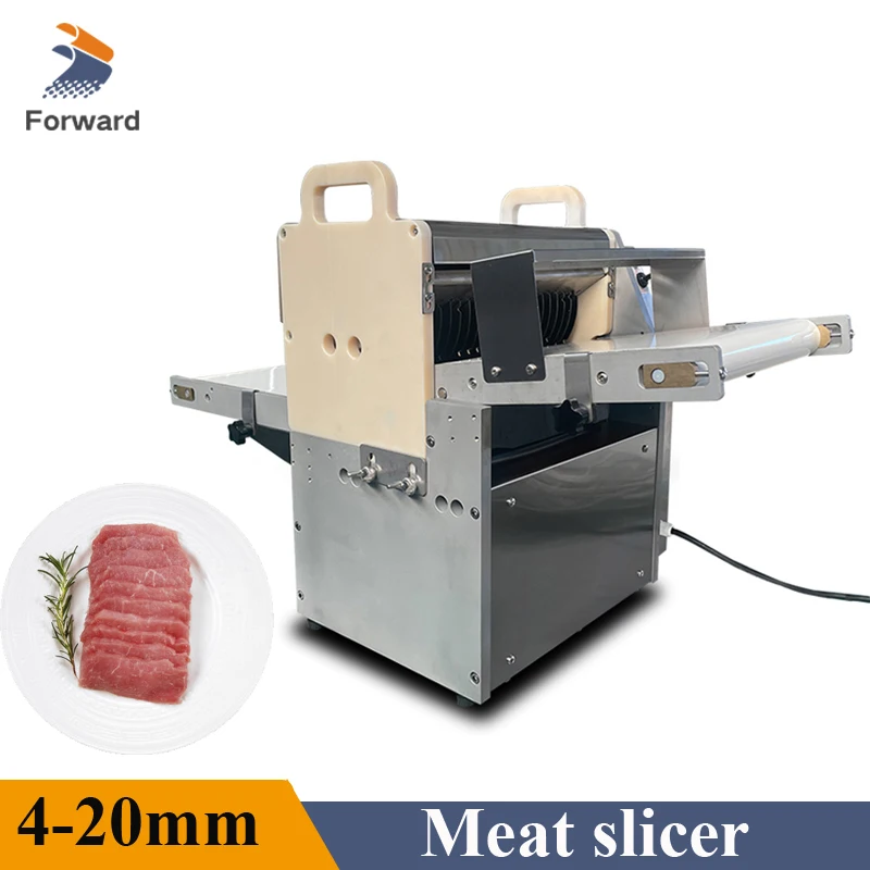 

Meat Cutting Machine 4-20mm Thickness Customization Blade Fresh Meat Vegetable Slicer Cutter Machine