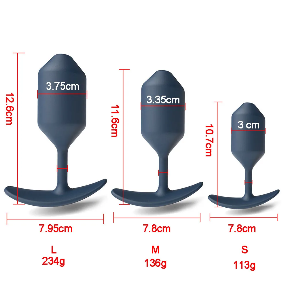 3pcs/Set Anal Plug With Balls Anal Contraction Training Butt Plug Prostate Massage Anal Sex Toys For Women Men Beginner Sex Shop