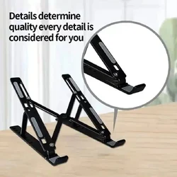 Portable Laptop Stand Foldable Support Base Notebook Stand for Computer Laptop Holder Cooling Pad Riser