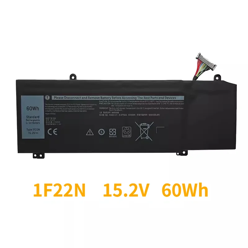 1F22N XRGXX Laptop Battery 60Wh 90Wh For Dell G5 15 5590, G7 7590 P82F,G7 7790 P40E Series For Dell Inspiron G7 7700,G5 5500