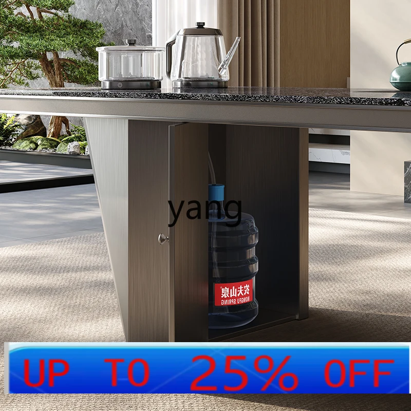 

LMM rock slab tea table and chair combination modern simple office tea table