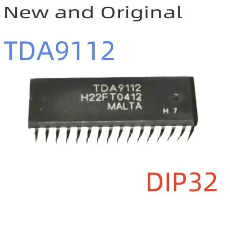 

New and Original TDA9112 DIP32 LOW-COST I2C CONTROLLED DEFLECTION PROCESSOR FOR MULTISYNC MONITOR