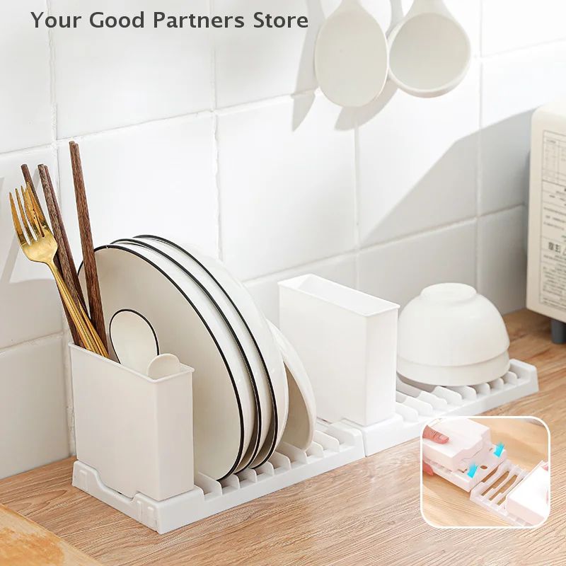 

Kitchen Bowl And Chopstick Storage Rack Foldable Hanging Drain Bowl Rack Two In One Stove Top Drain Rack Dish Drying Rack Kitche