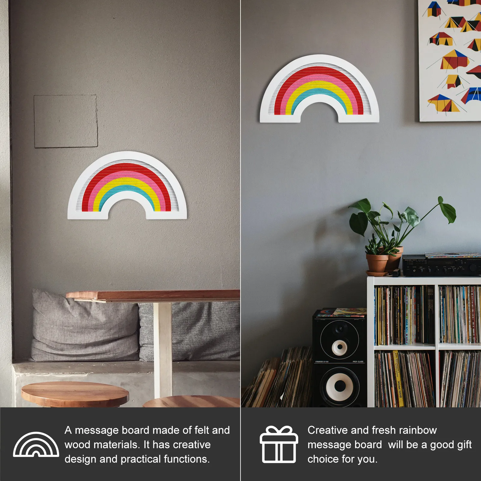 tablero-de-letras-creativo-con-diseno-de-arcoiris-hecho-de-fieltro-y-madera-para-mensajes-en-tablones-de-anuncios-exhibicion-de-fotos-excelente-artesania-decorativo