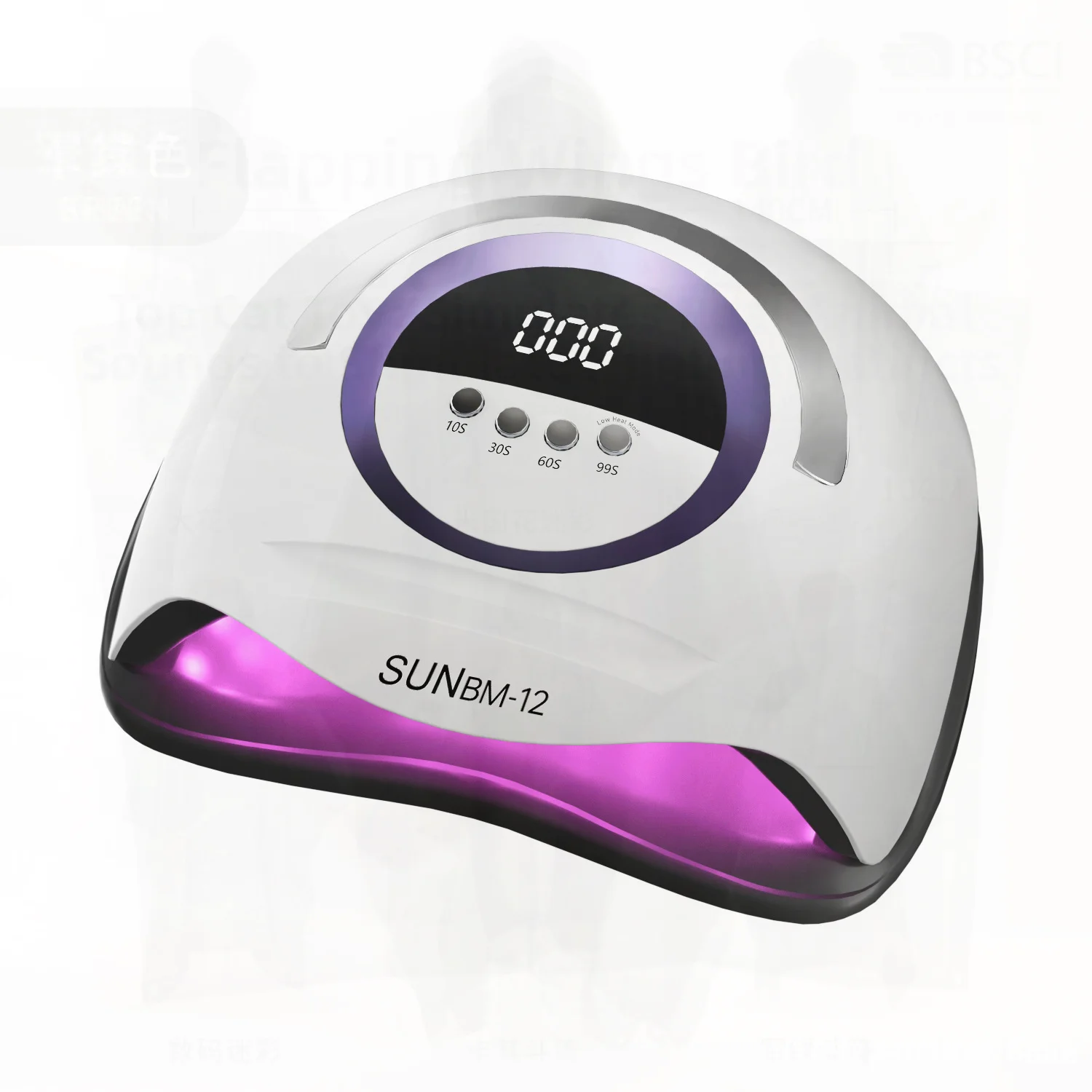 

High-Power Quick-Drying Red Nail Lamp Intelligent Induction Manicure Machine Phototherapy Shop Tool for All Users