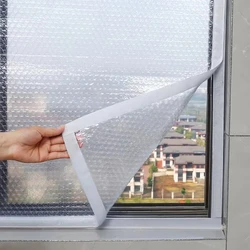 Windproof Sealing Film Household Winter Doors and Windows Insulation Film Self Adhesive Bubble Thermal Insulation Film Keep Warm