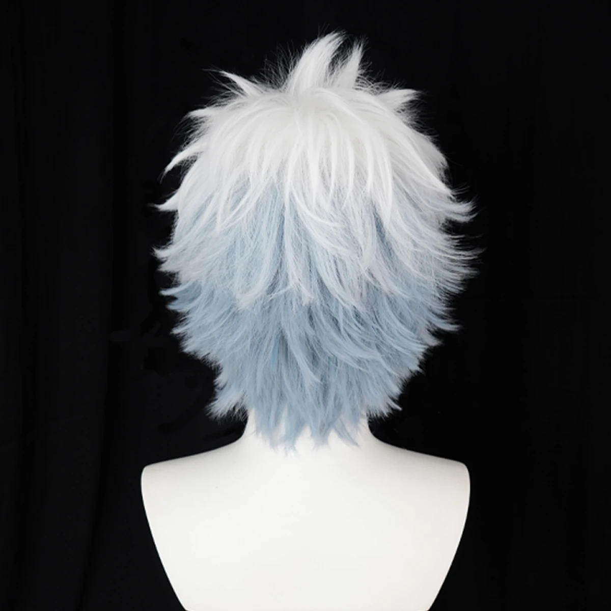 Anihut】peluca de Cosplay de Sakata Gintoki Gin Tama, pelo sintético resistente al calor, Cosplay de Gintoki Sakata