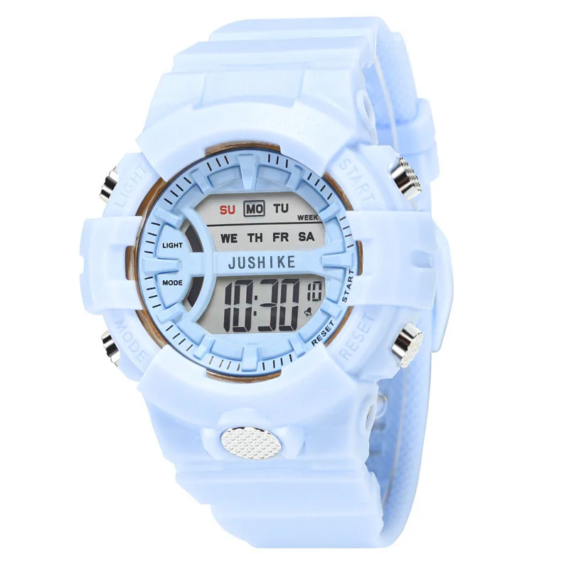 Candy Color Electronic Watch Unisex  Life Waterproof Digital Sports Watches Students Multi-function Wristwatch Casual Hand Clock