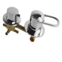 2/3/4/5 Ways Water Outlet Screw Thread Center Distance 10cm Mixing Valve Brass Bathroom Shower Mixer Faucet Tap Cabin