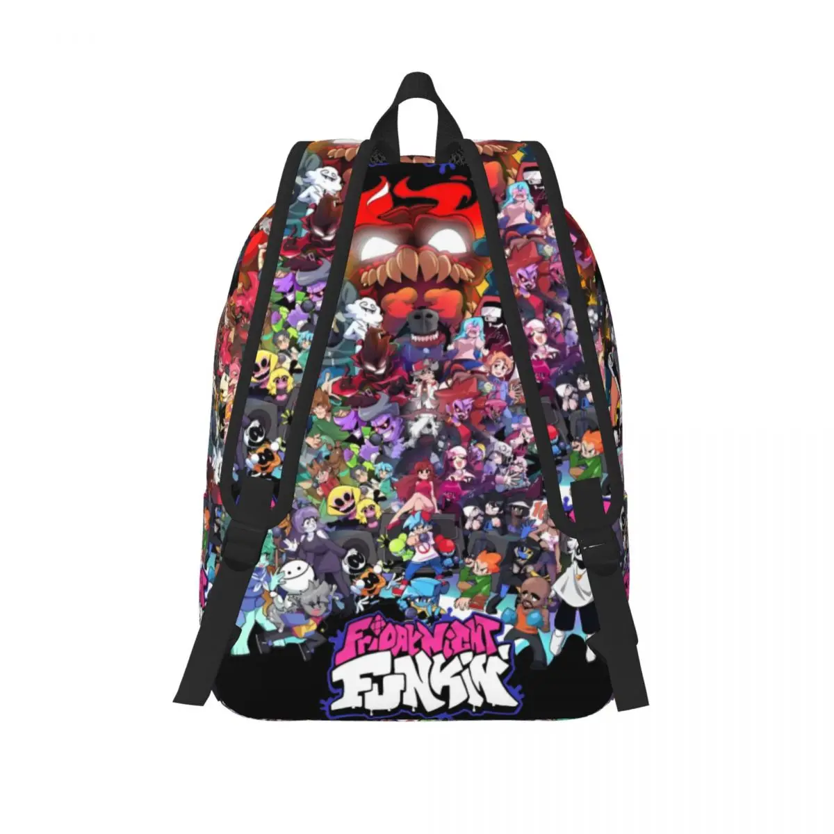 Friday Night Funkin Backpack Elementary High College School Student FNF Games Gamer Bookbag Teens Daypack Hiking