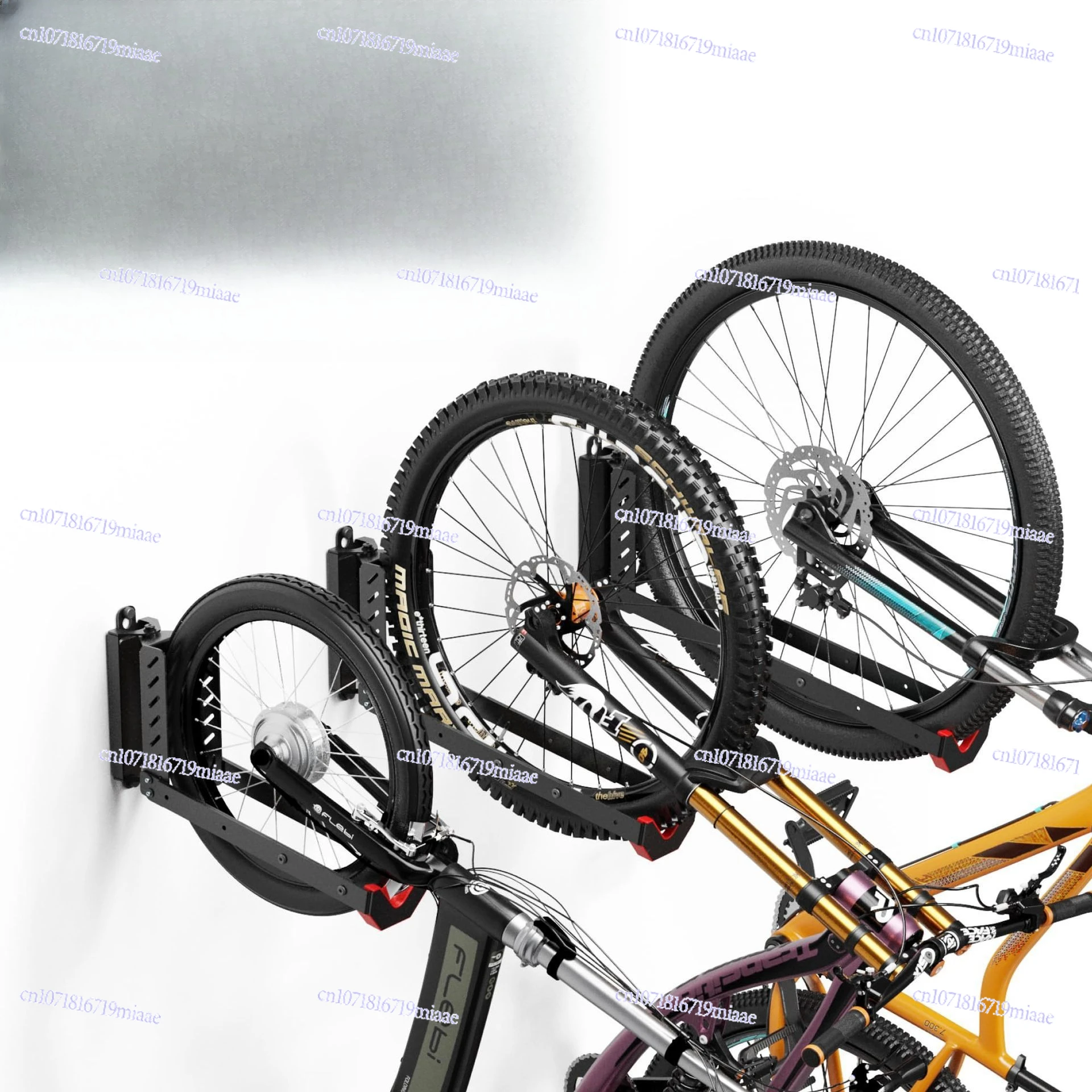 

Bicycle Wall Mounts That Do Not Require Lifting Heavy Objects, Bicycles for Garages Rotary Bicycle Wall Mounts,