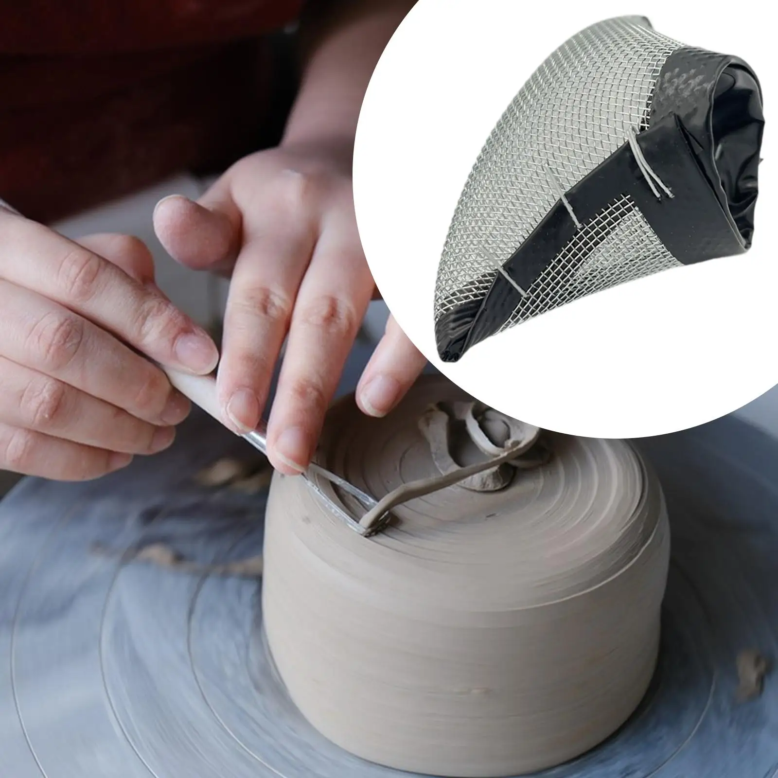 Керамический инструмент, ручной рашпиль, легкий портативный практичный инструмент для обрезки керамики с текстурой глины для начинающих Керамический инструмент, ручной рашпиль, легкий портативный практичный инструмент для обрезки керамики с текстурой глины для начинающих