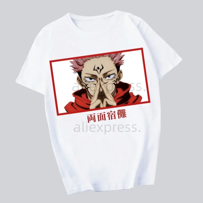 

Sukuna Awesome T Shirts For Guys O-Neck Short Sleeve Regular Mens height Quality Men Hip-Hop Tee Shirt