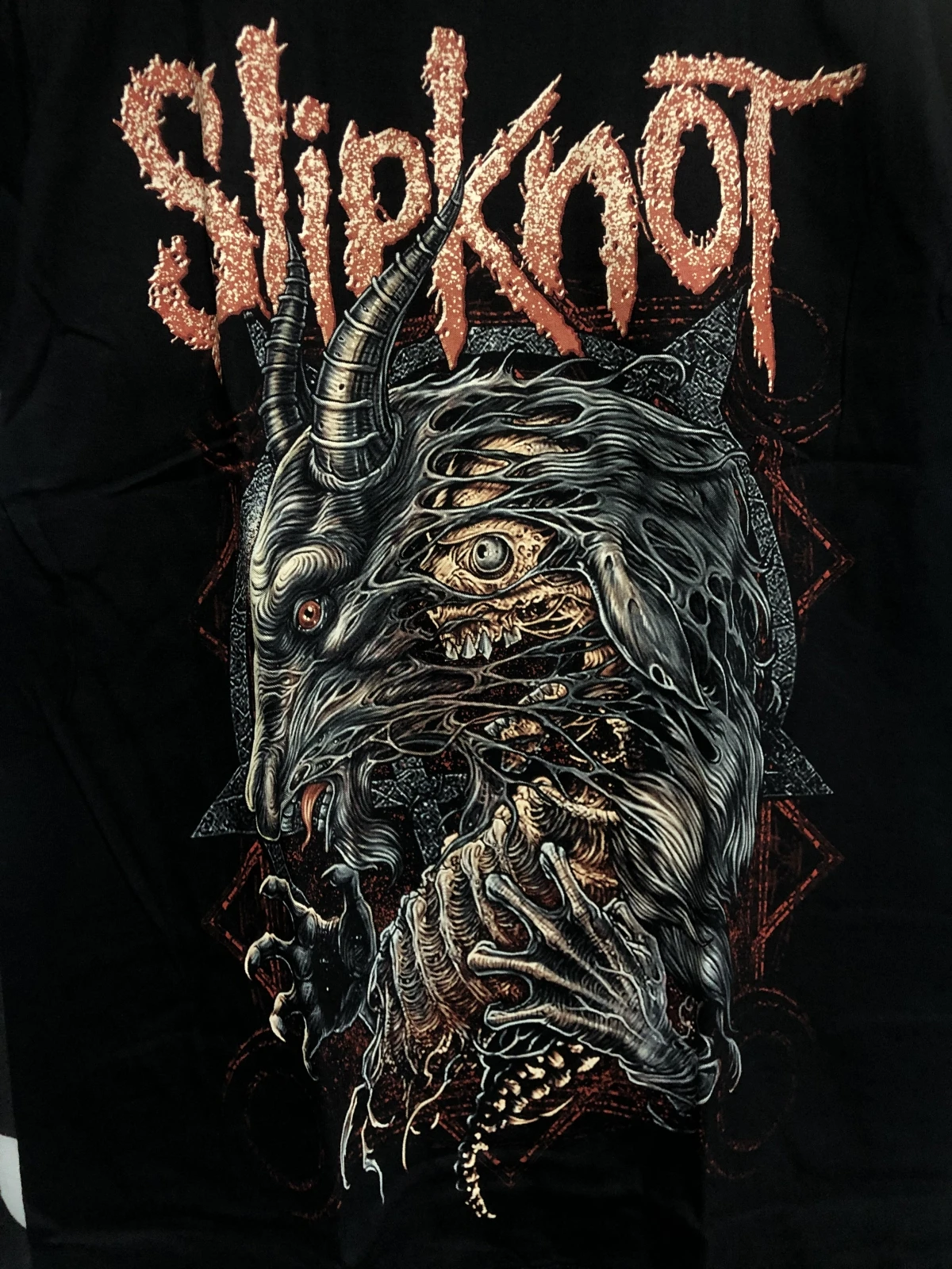 الأوروبية والأمريكية المعادن روك القطن قصير الأكمام تي شيرت Slipknot Slipknot الفرقة تايلاند المستوردة #3