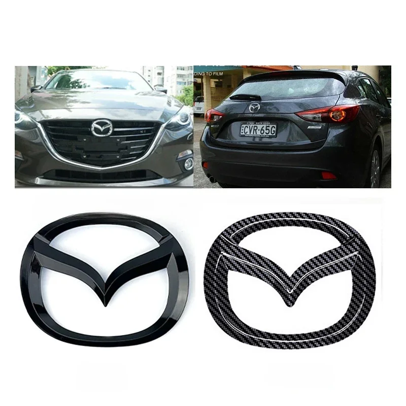 ABS Mazda Car Material Front Grille Logo/Steering Wheel/ Rear Logo/Cover Style Vehicle Logo for Mazda6/Mazda3/CX-4/CX-30/CX-5