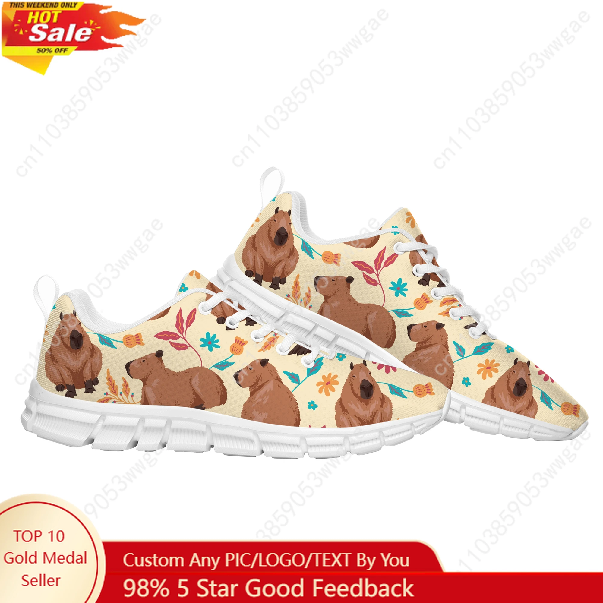 

Capybara Sneakers Mens Womens Teenagers Personalized Sport Shoe Casual Comfortable Durable High Quality Cartoon Customized Shoes