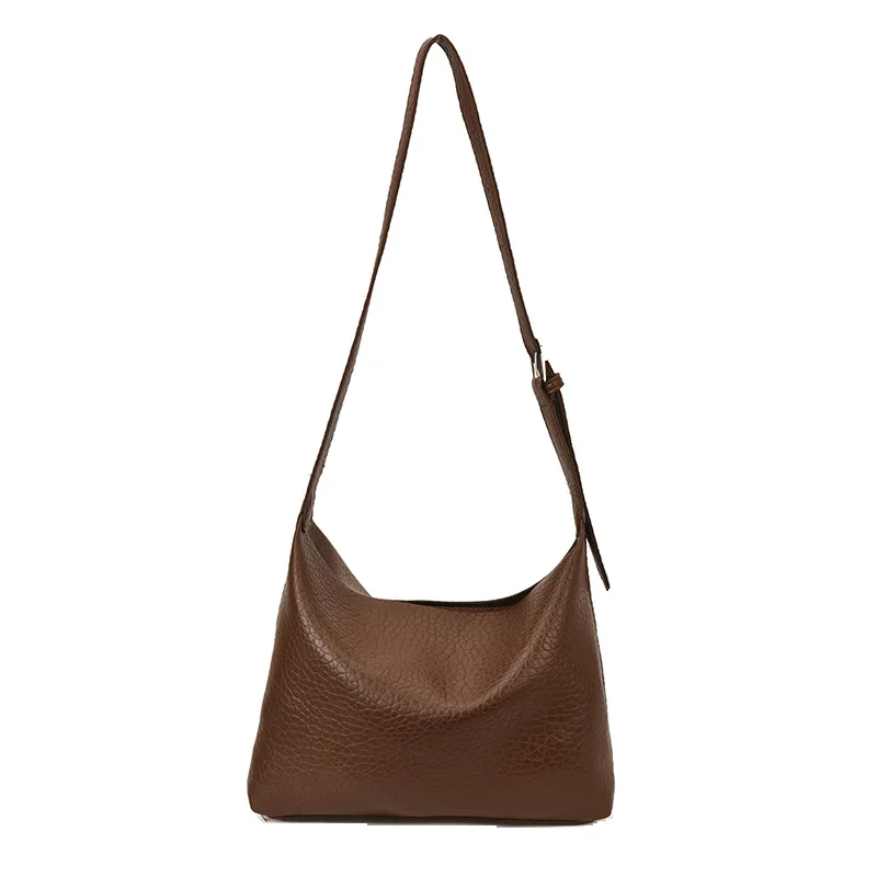 حقيبة كتف عصرية لعام 2025، محفظة كروس كاجوال للنساء، حقيبة عصرية من النهار إلى الليل، حقيبة حبال بسيطة، مقبض علوي مزخرف #5