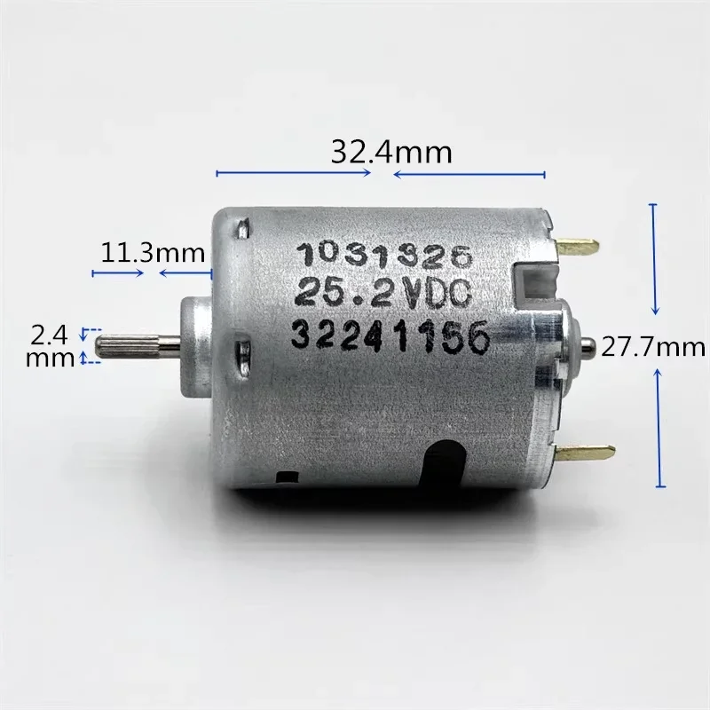 JOHNSON 1031325 RS-365 Motor DC 12V 18V 24V 25.2V 12000RPM Micro 28mm Electric Carbon Brush Motor Knurled Shaft DIY Hobby Toy