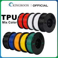 KINGROON Flexible TPU Filament 1.75mm, 5KG 10KG 3D Printing TPU Filament For 3D Printer, Soft 3D Plastic Material Non-Toxic