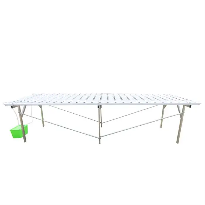Horizontal hydroponic growth system for agricultural greenhouse irrigation and hydroponic equipment
