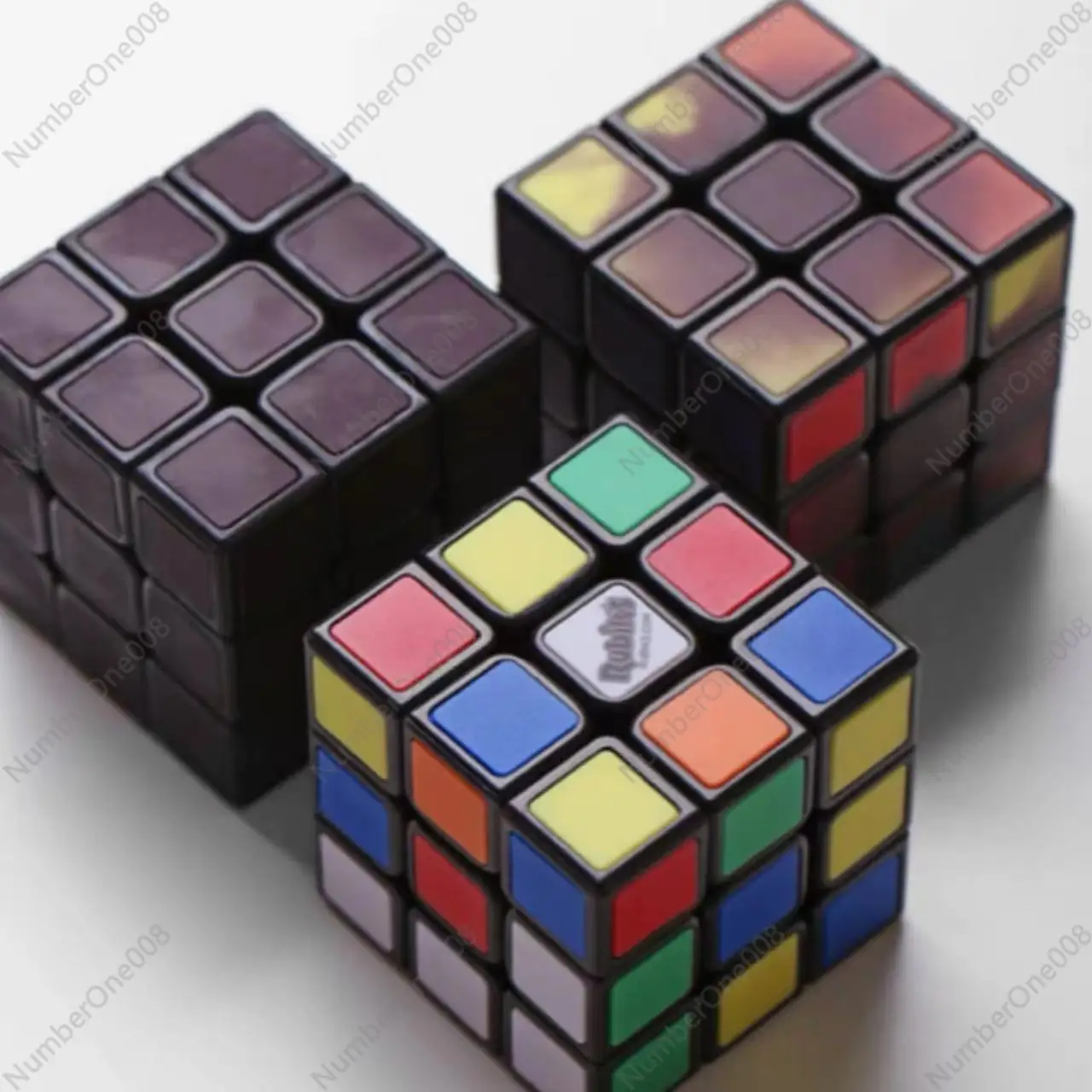 Rubik Rubik Phantom Three-step Gradual Change Color Heat Phantom 3D Relief Temperature Temperature