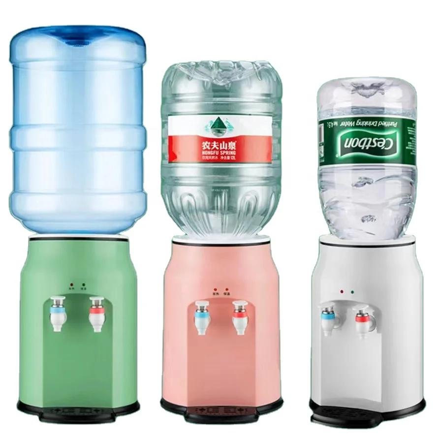 

#Modern mini hot and cold desktop water dispenser Small energy-saving household countertop water dispenser