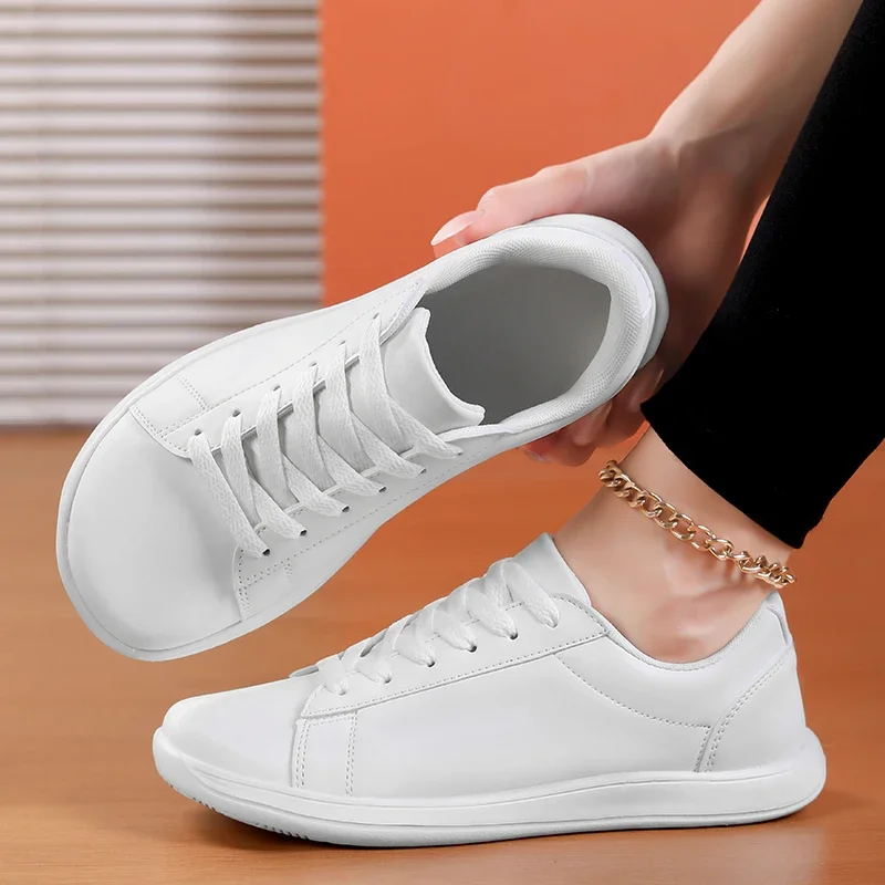 Men Women Wide Toe Sneakers Comfy Couples Barefoot Shoes Lightweight Low-cut Men's Walking Shoes Outdoor Non-slip Sports Shoes