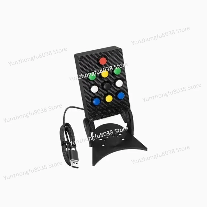 

Carbon Fiber Central Control Panel Plug and Play Button Box for TH8A Controller RC Racing Games Accessorie