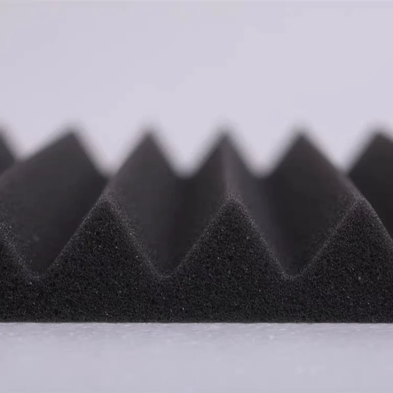Black 30x30x2.5cm10pcs Acoustic Foam Panels For tudio KTV bar Soundproofing Foam Absorbing Material Isolation Panel