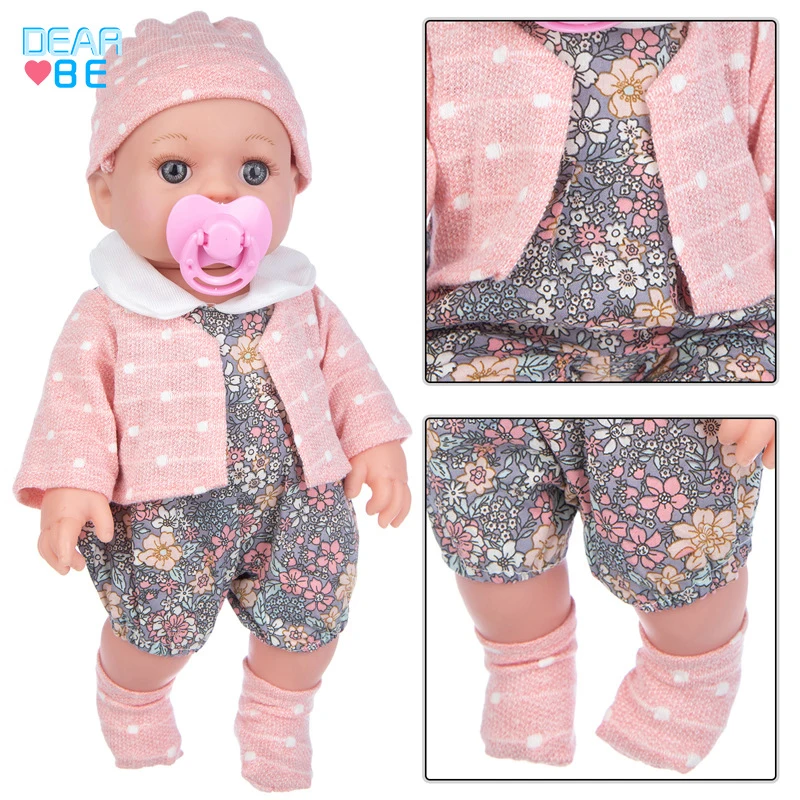 Cute Reborn Baby Doll Simulation Real Bebe Alive Dolls for Kids Toy Gift Accompanying Sleeping