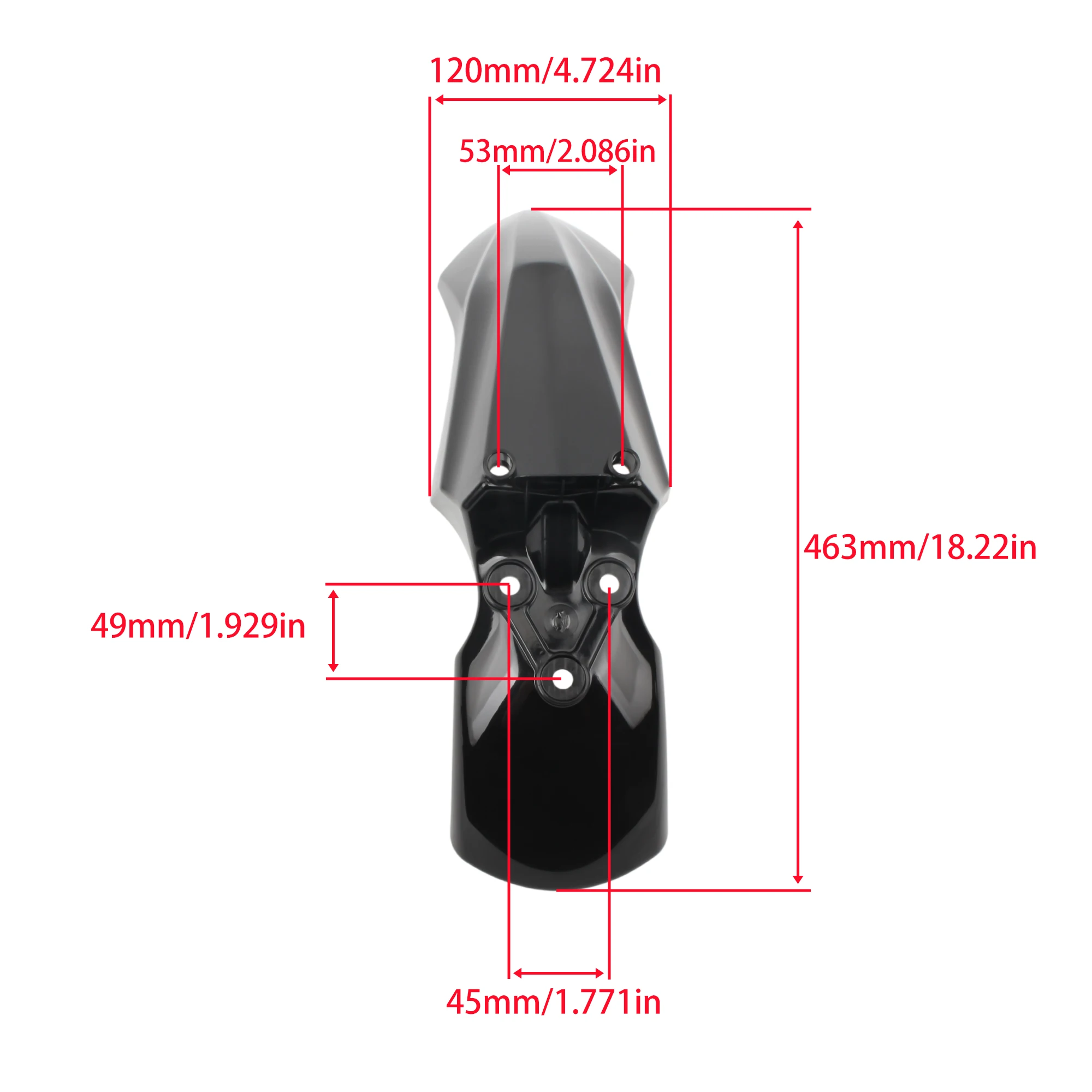 For Surron Hyper Bee Motorcycle Universal Front Mudguard Wear-resistant Plastic Plate Durable Dirt Bike Motorbike Accessories