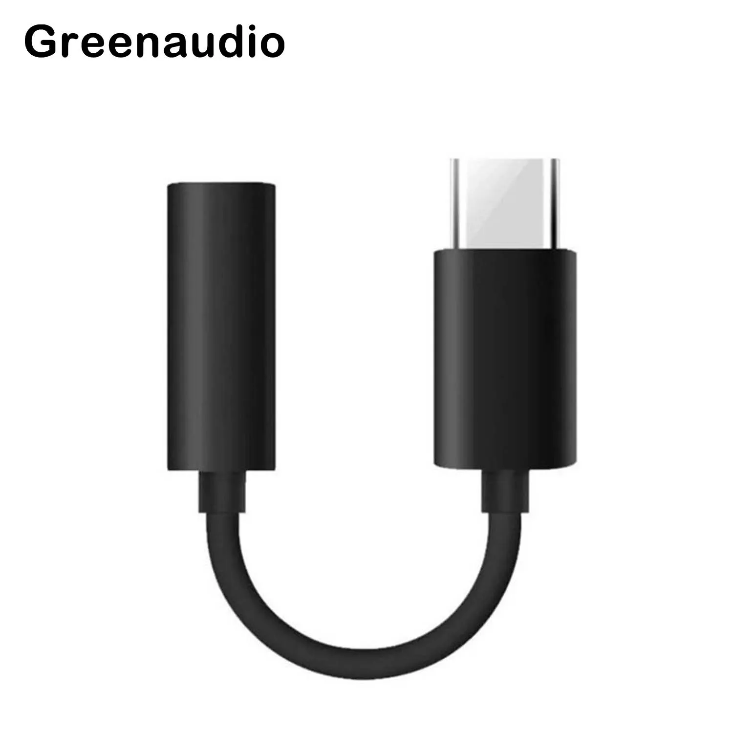 GAZ-CB35 microphone connector cable C-type to 3.5mm headphone audio adapter USB-C to 3.5mm female AUX