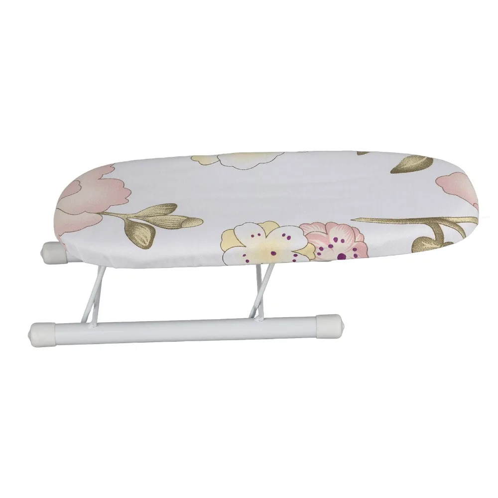 

10.43 Inch Foldable Mini Ironing Board Portable Compact Sleeve Ironing Board Peony Design Space Saving Folding Ironing Board
