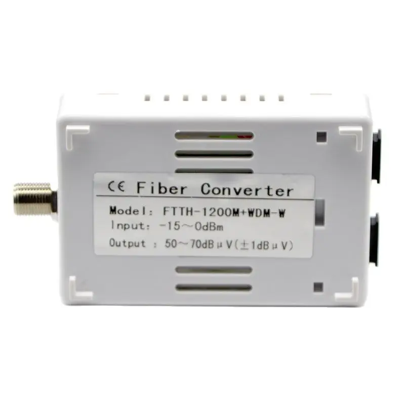 Imagem -03 - Receptor Óptico Passivo Catv Conversor de Fibra Única com Nível de Saída Wdm 46 Dpi Ftth Preço de Fábrica Atacado 10 Pcs