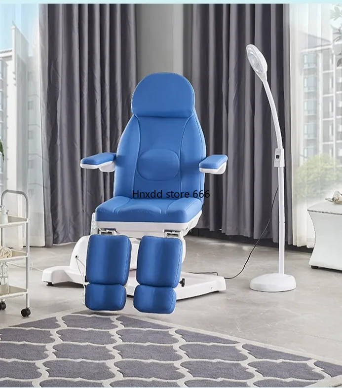 Multifunctional Adjustable Pedicure Chair Electric Lift Beauty Care Bed Rotatable Split Leg Tattoo Chair