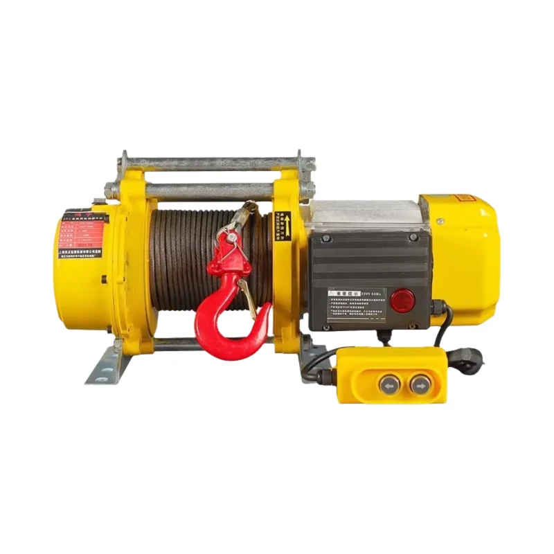 

Aluminum Shell Multifunctional Hoist 220v Household Winch 1 Ton 2T Electric Hoist 380v Construction Decoration Small Crane