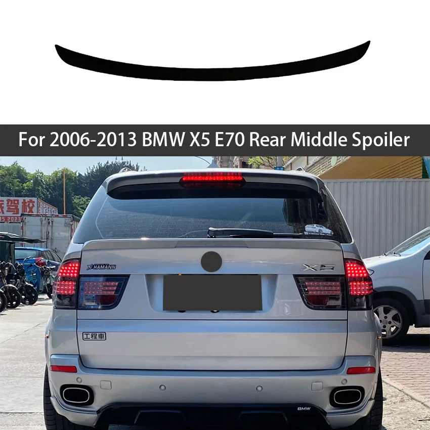 Para BMW X5 E70 2006 07 08 09 10 11 12 2013 alerón medio trasero alas labio trasero alerón Tuning Body Kit accesorios estilo