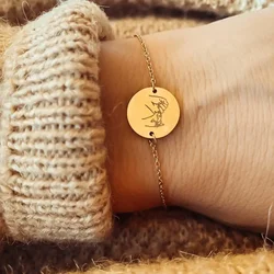 Hand Gestures Bracelet Minimalist Custom Ilustrations Engraved Icon Peace Pinky Bracelet Personalized Gifts Best Friend Gifts
